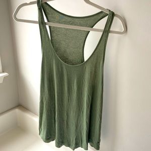 AE soft & sexy green tank top